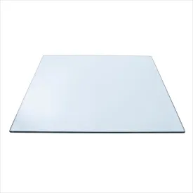 10" Square Clear Glass Table Tops