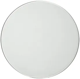 18 Inch Glass Table Top | 1/4" Thick Tempered Polished Pencil Edge | 18" No Bevel Premium