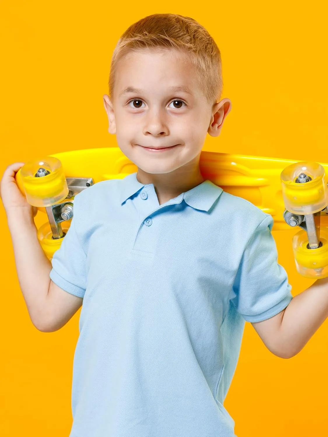 2 Pack Boys Polo Shirts Short Sleeve School Uniform Pique Polo Moisture Wicking Performance Polo for Kids 4T-14Y