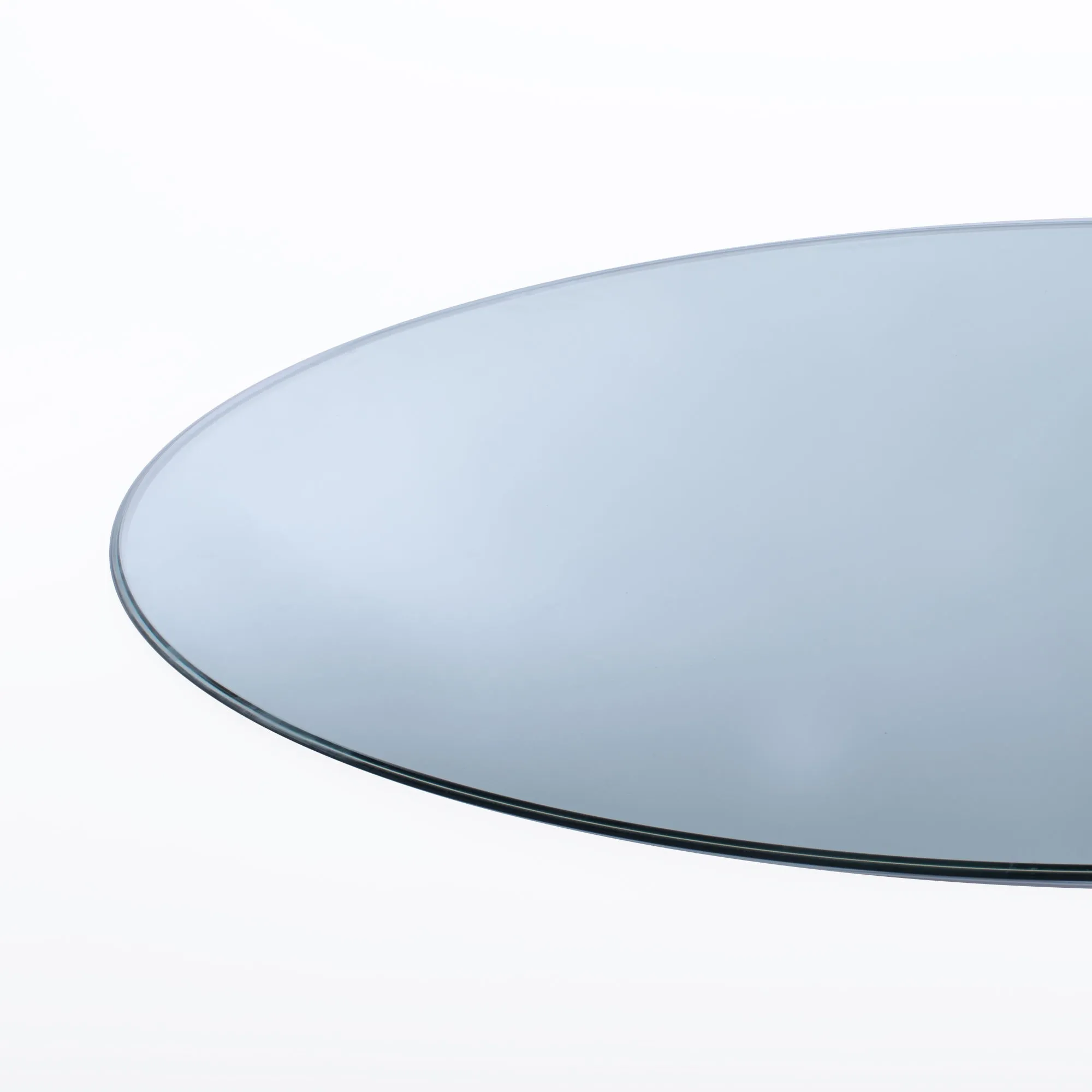 24" Round Clear Glass Table Tops