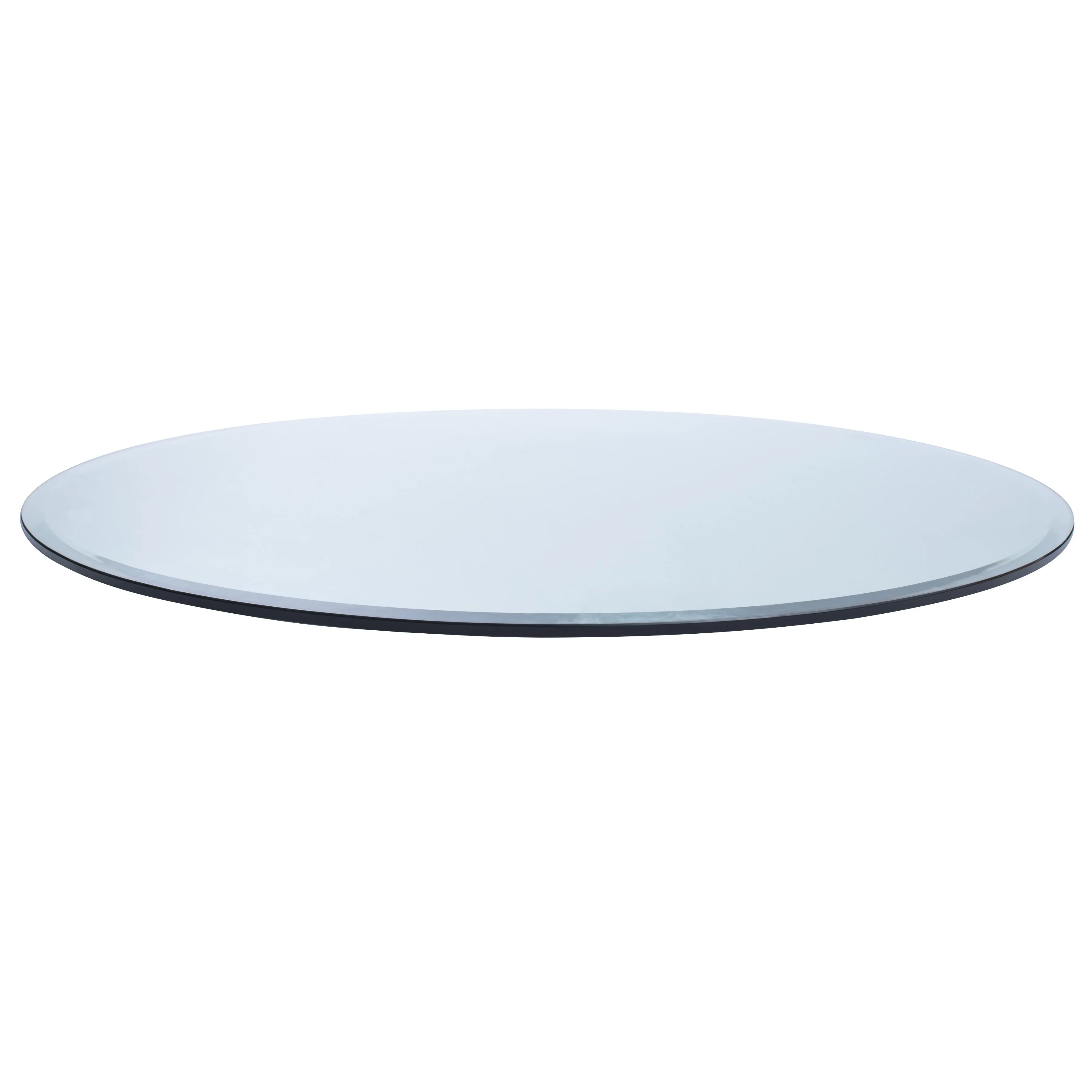 25" Round Clear Glass Table Tops