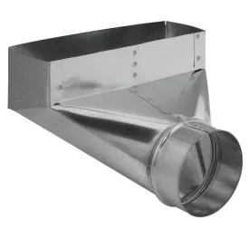 3-1/4" x 10" x 4" Register Angle Boot Galvanized