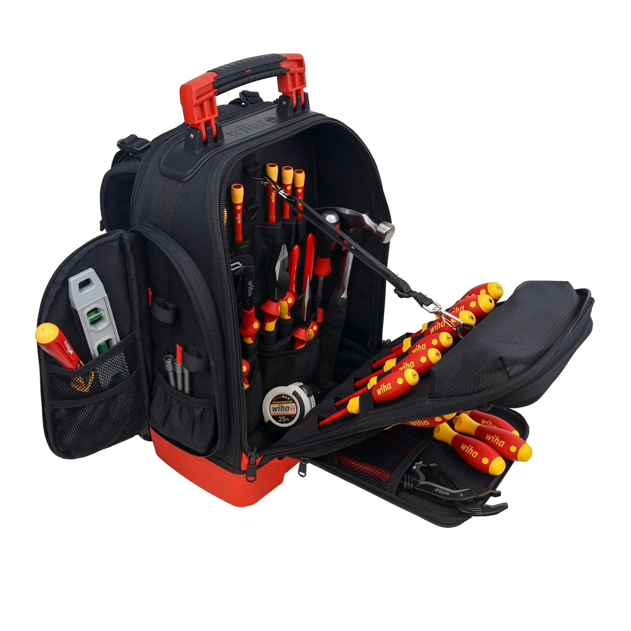 30 Piece Journeyman Electrician's Insulated Tool Kit in Heavy Duty Backpack