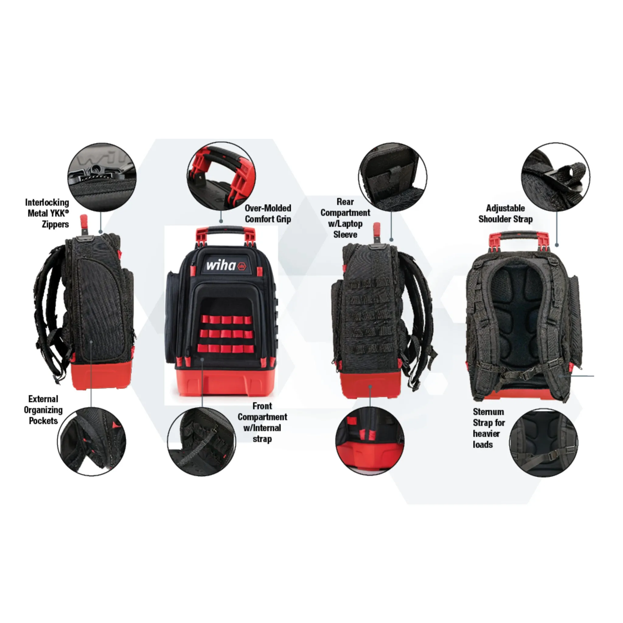 30 Piece Journeyman Electrician's Insulated Tool Kit in Heavy Duty Backpack