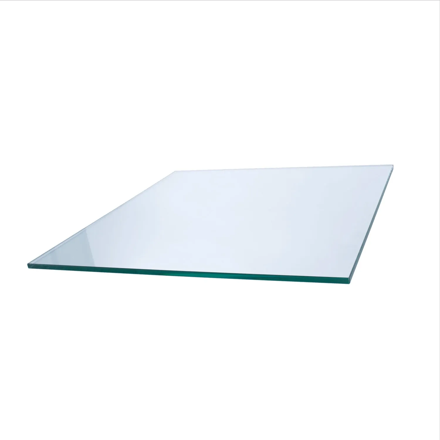 41" Square Clear Glass Table Tops
