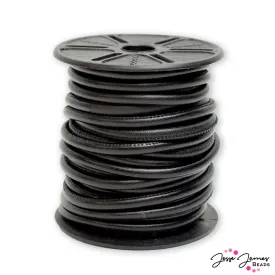 5MM Stitched Nappa Leather in Black