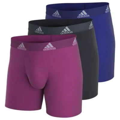 adidas Men's Performance 3-Pack Boxer Brief