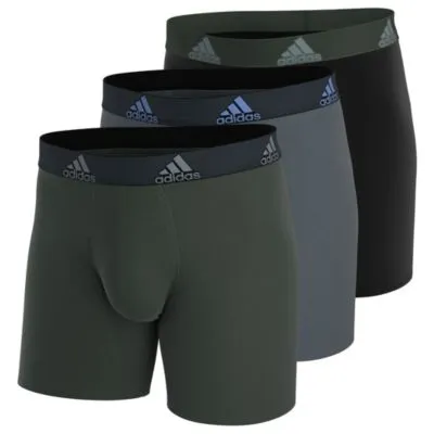 adidas Men's Performance 3-Pack Boxer Brief
