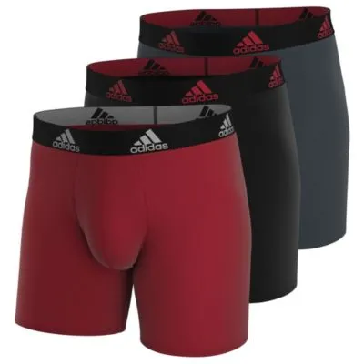 adidas Men's Performance 3-Pack Boxer Brief