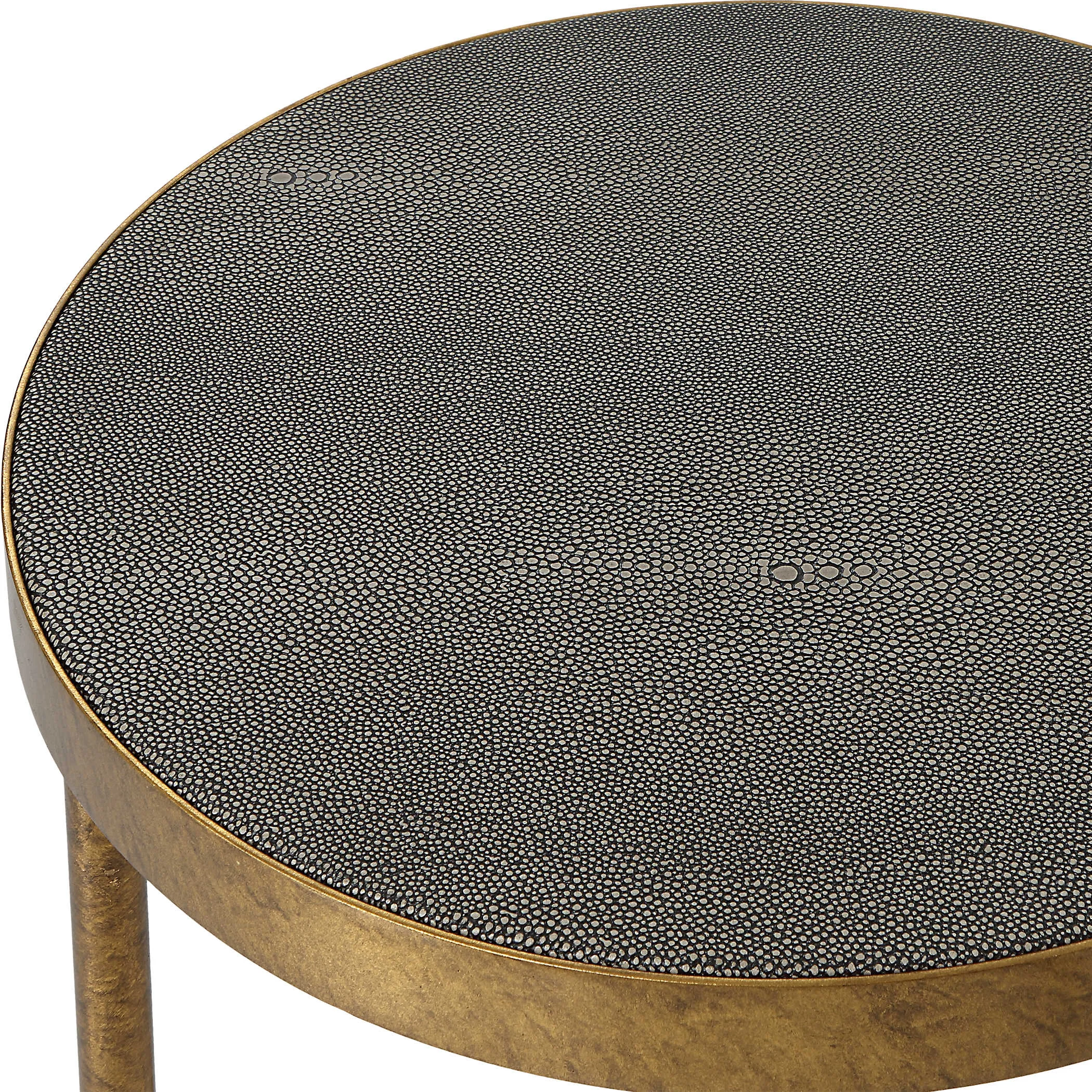 Aragon Brass Nesting Tables, Set of 2