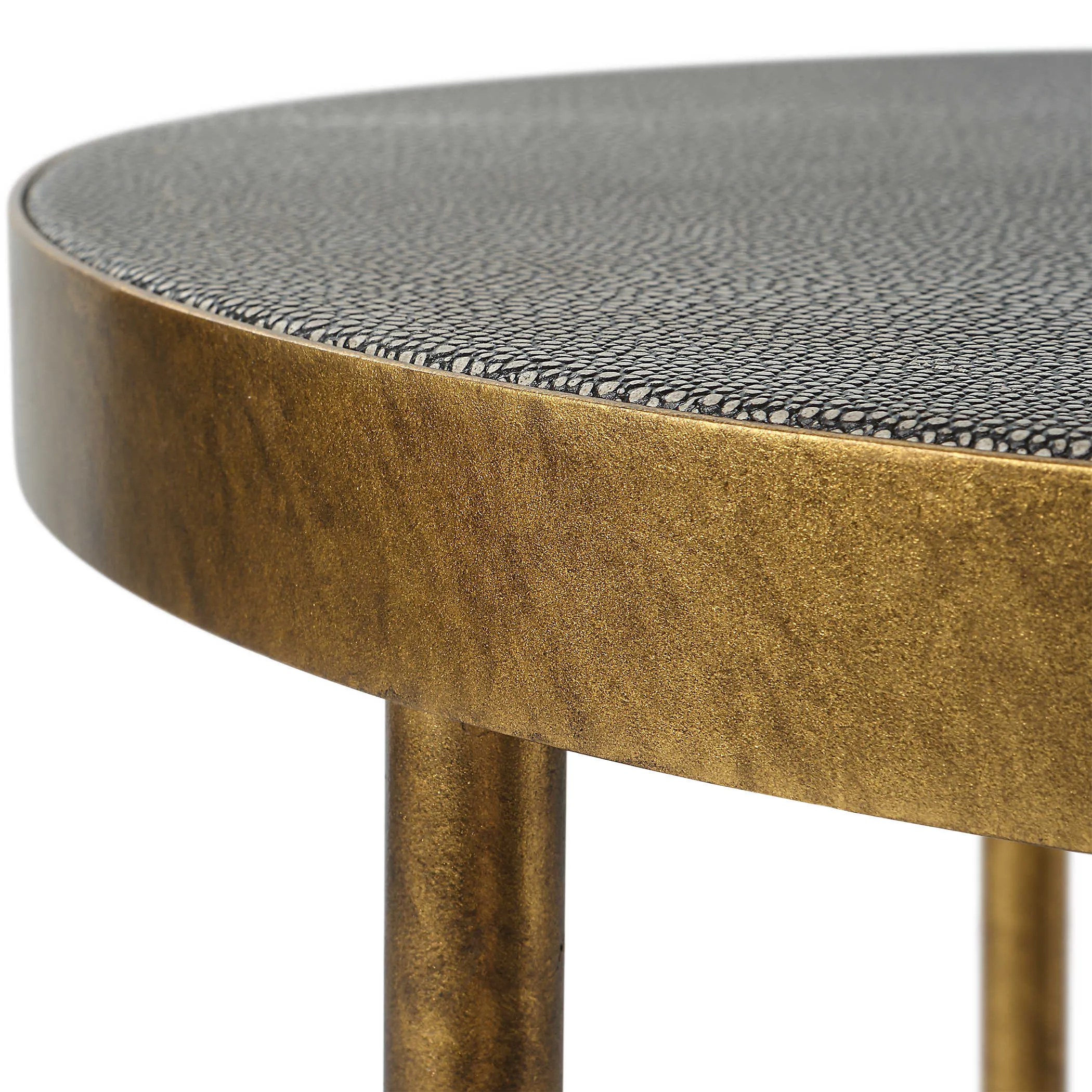 Aragon Brass Nesting Tables, Set of 2