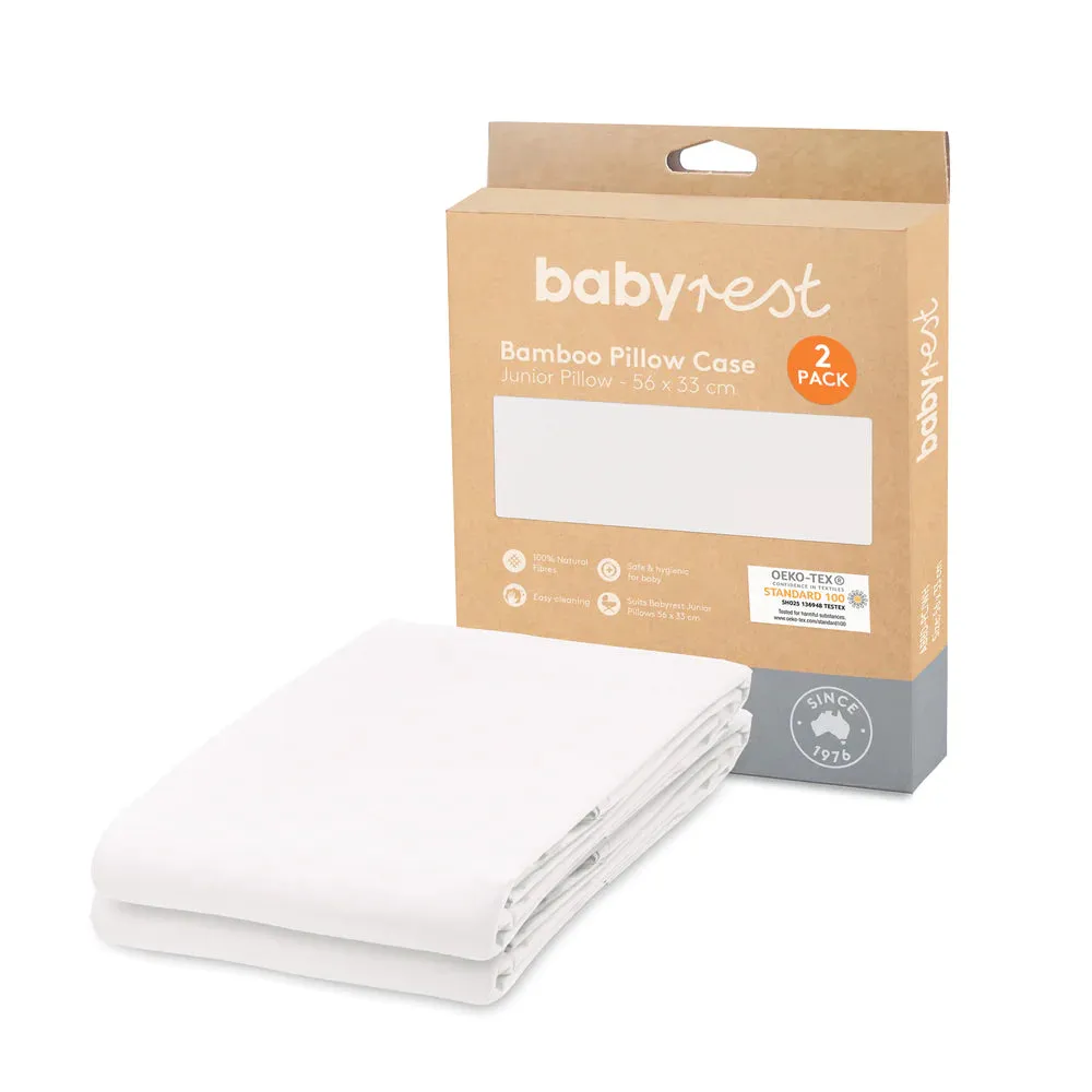 Bamboo Junior Pillow Case 2 pack