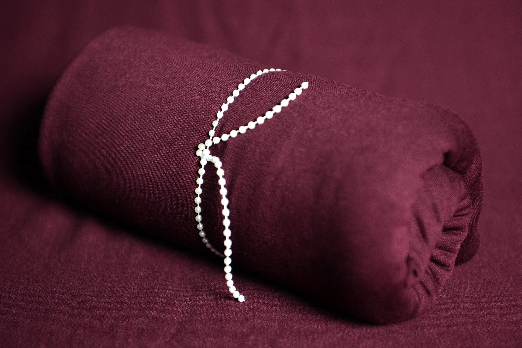 Bean Bag Fabric - Smooth - Burgundy