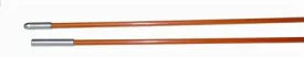 BES-PCF206 6' x 3/16" Coated Orange Rod - Bullnose/Female