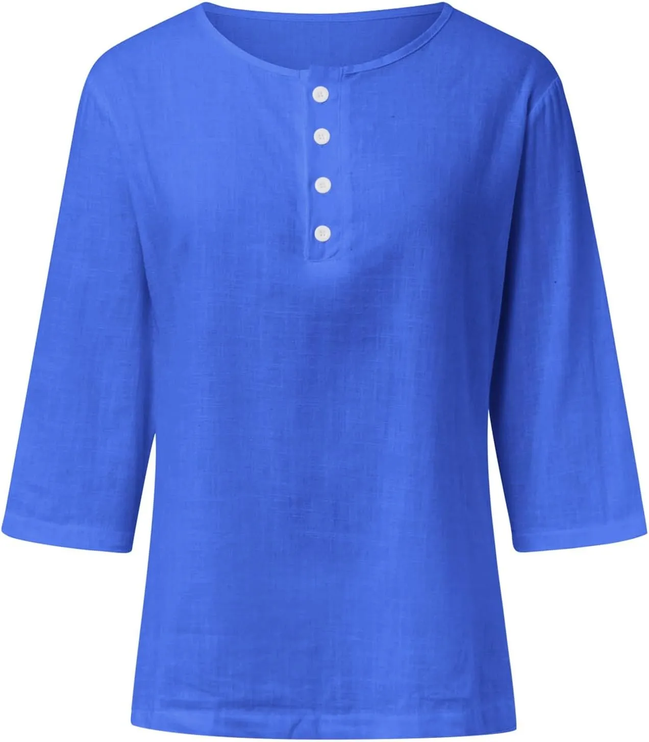 Boho Tops for Women Cotton Linen Blouse Cute Tunics Tops Embroidered Bohemia Shirts Loose Fit Beach Vacation Blouse