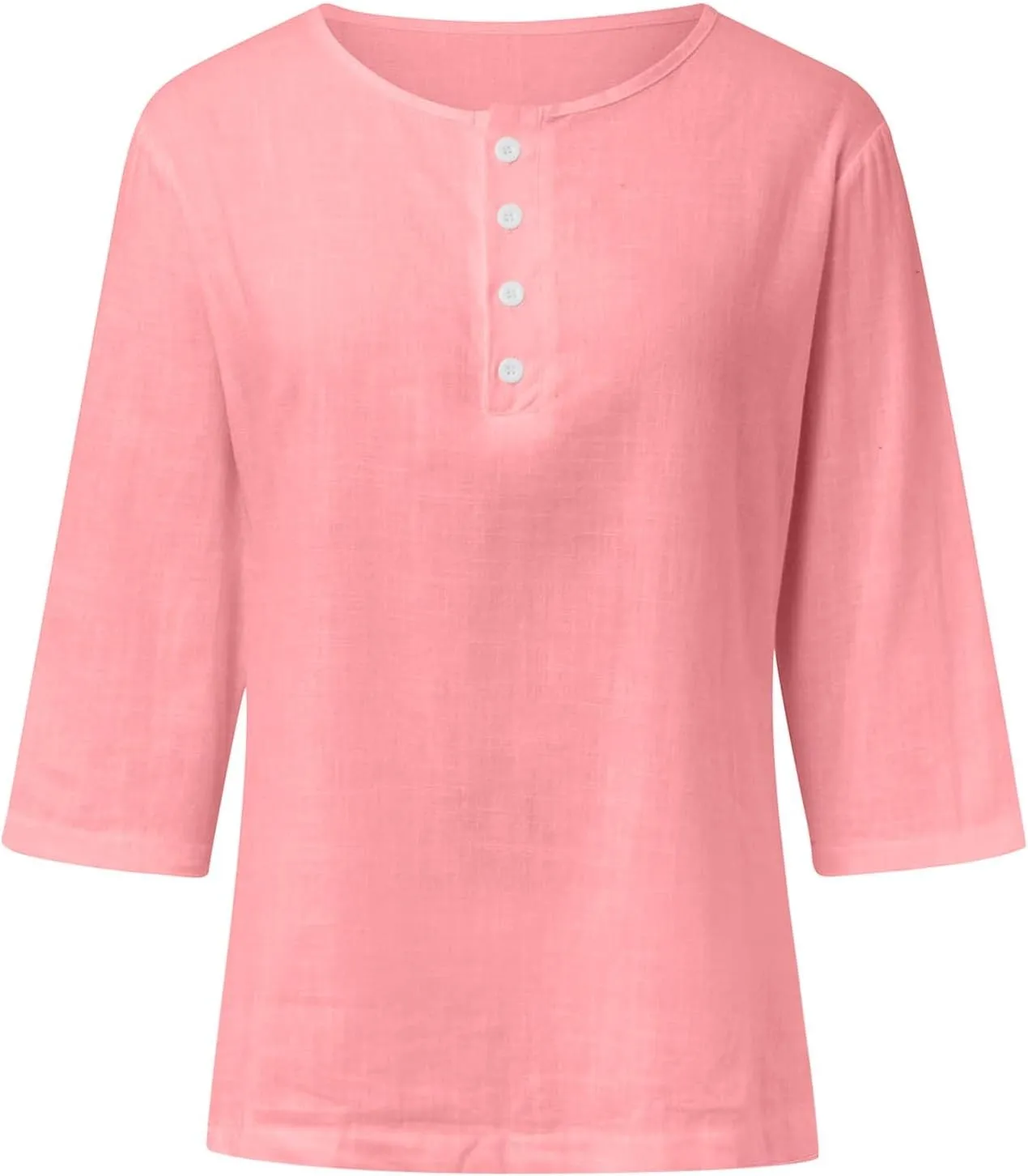 Boho Tops for Women Cotton Linen Blouse Cute Tunics Tops Embroidered Bohemia Shirts Loose Fit Beach Vacation Blouse
