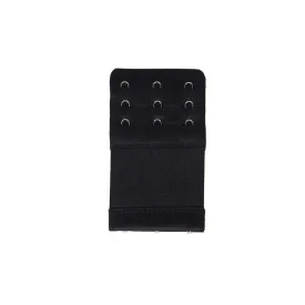 Bra Extender Lightweight 3 Hook Soft and comfortable 3 Hook & Eye Elastic Bra Extender - Black