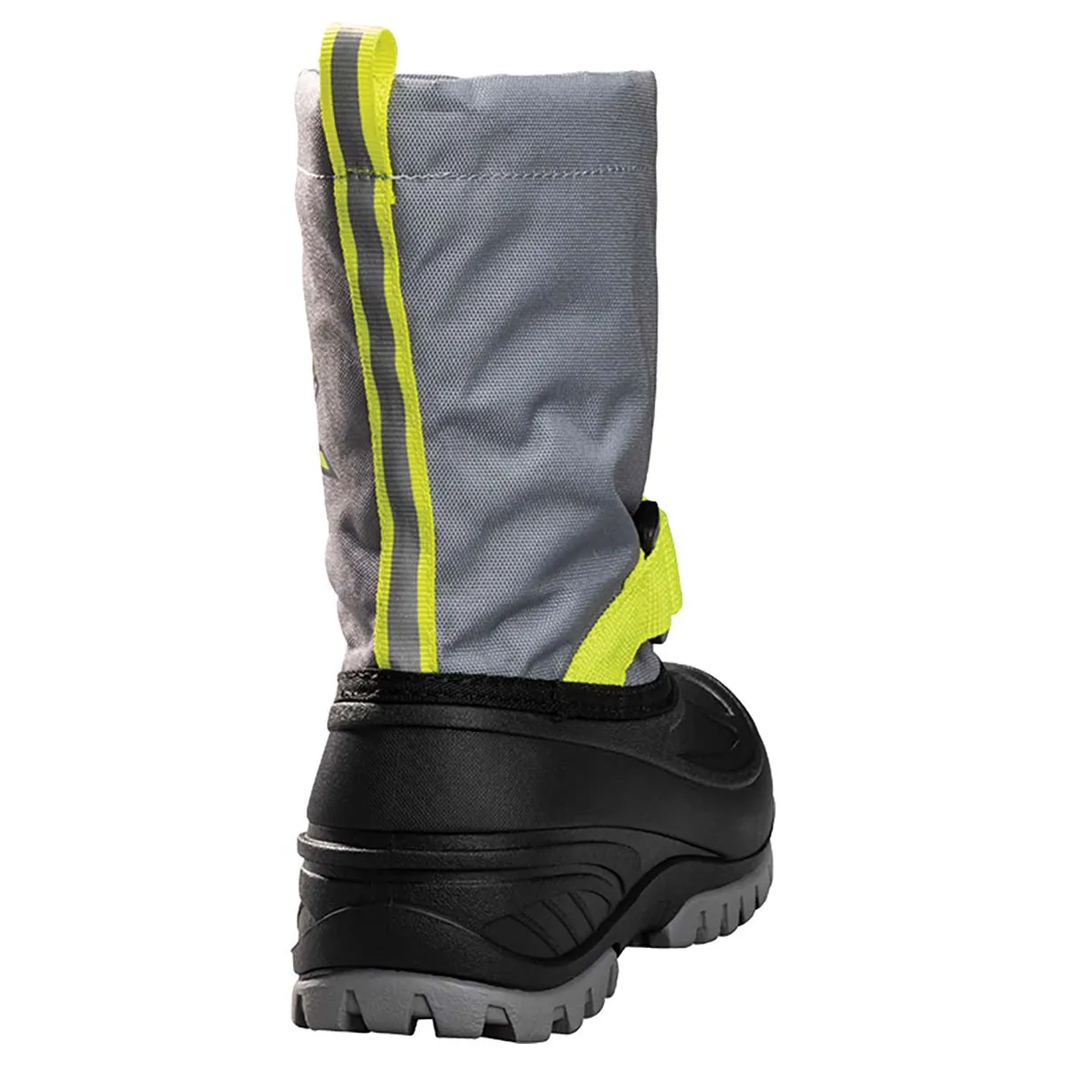 Castle X Youth Element Insulated Snowmobile Boot (Hi-Vis/Gray - 5)