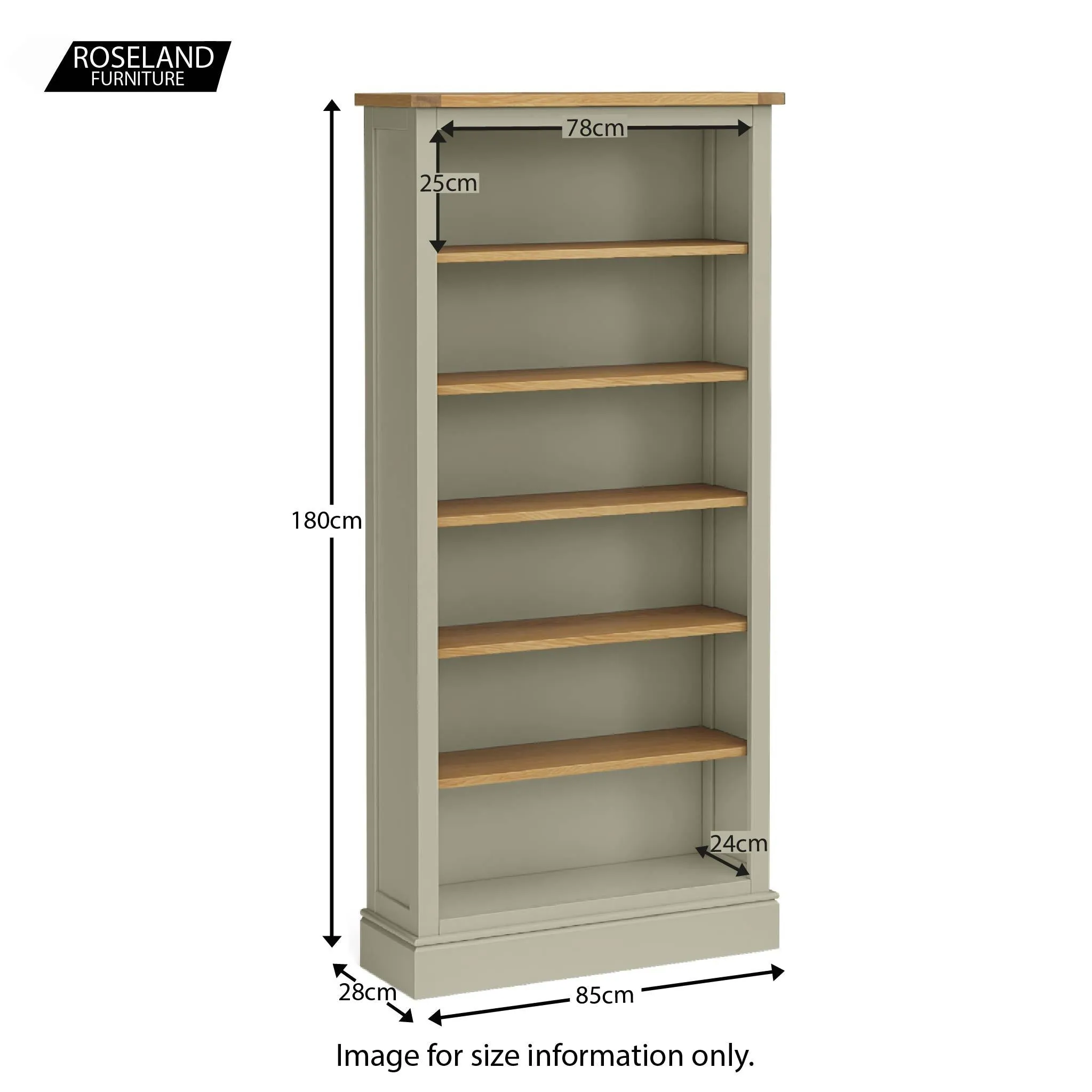 Chichester Large Bookcase - 5 Colours