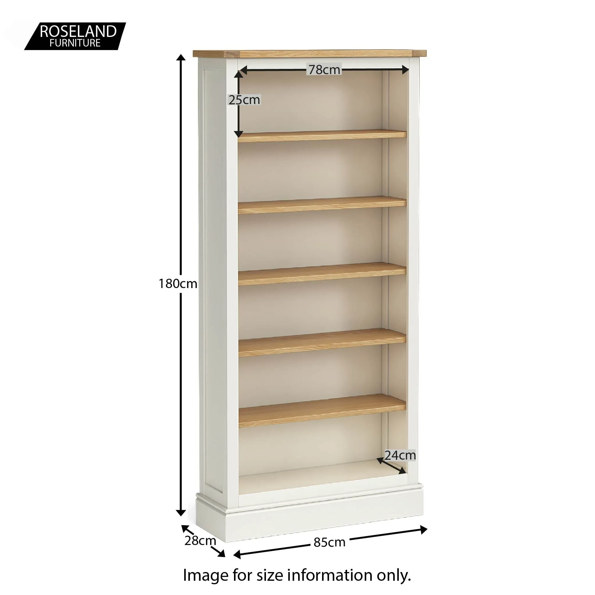 Chichester Large Bookcase - 5 Colours