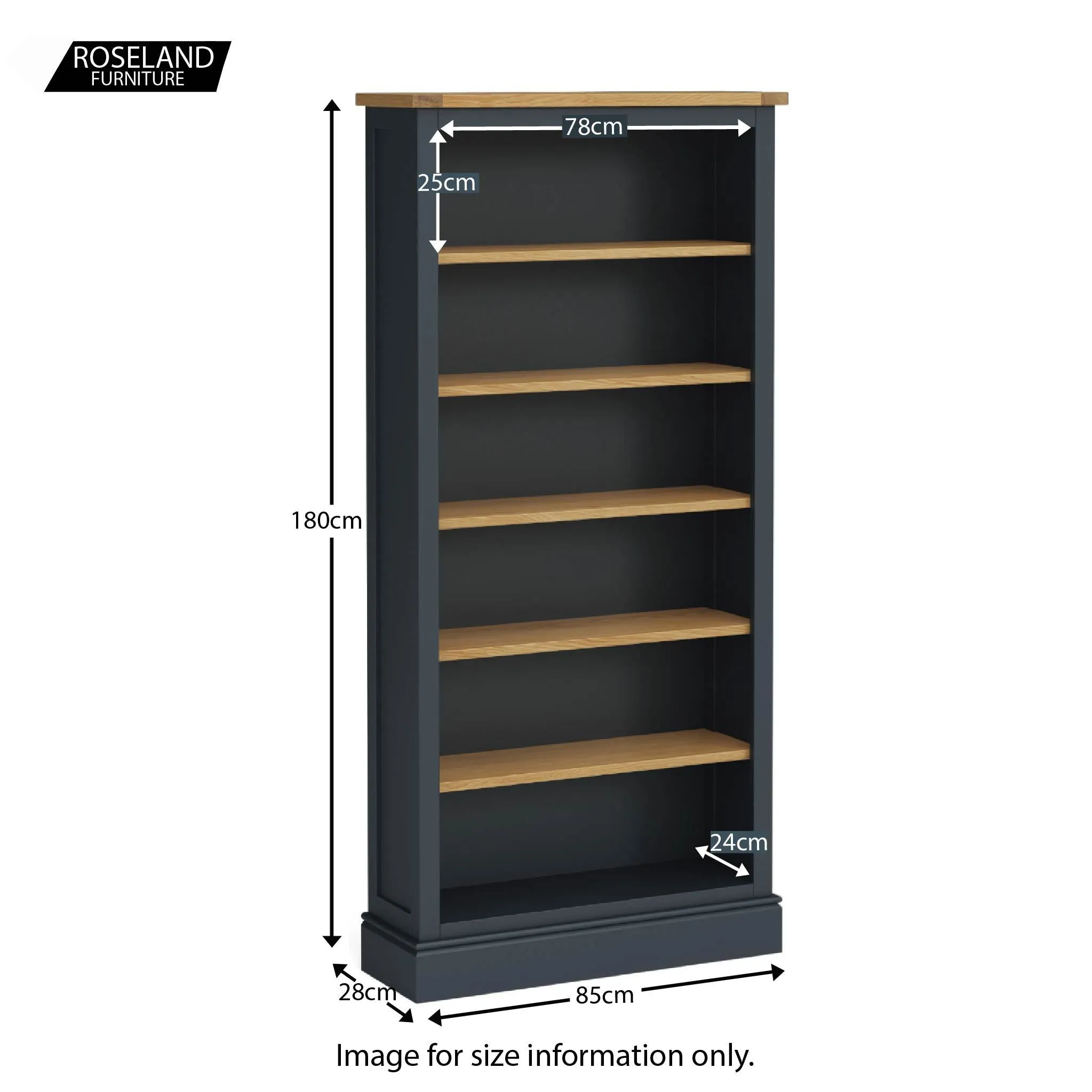 Chichester Large Bookcase - 5 Colours