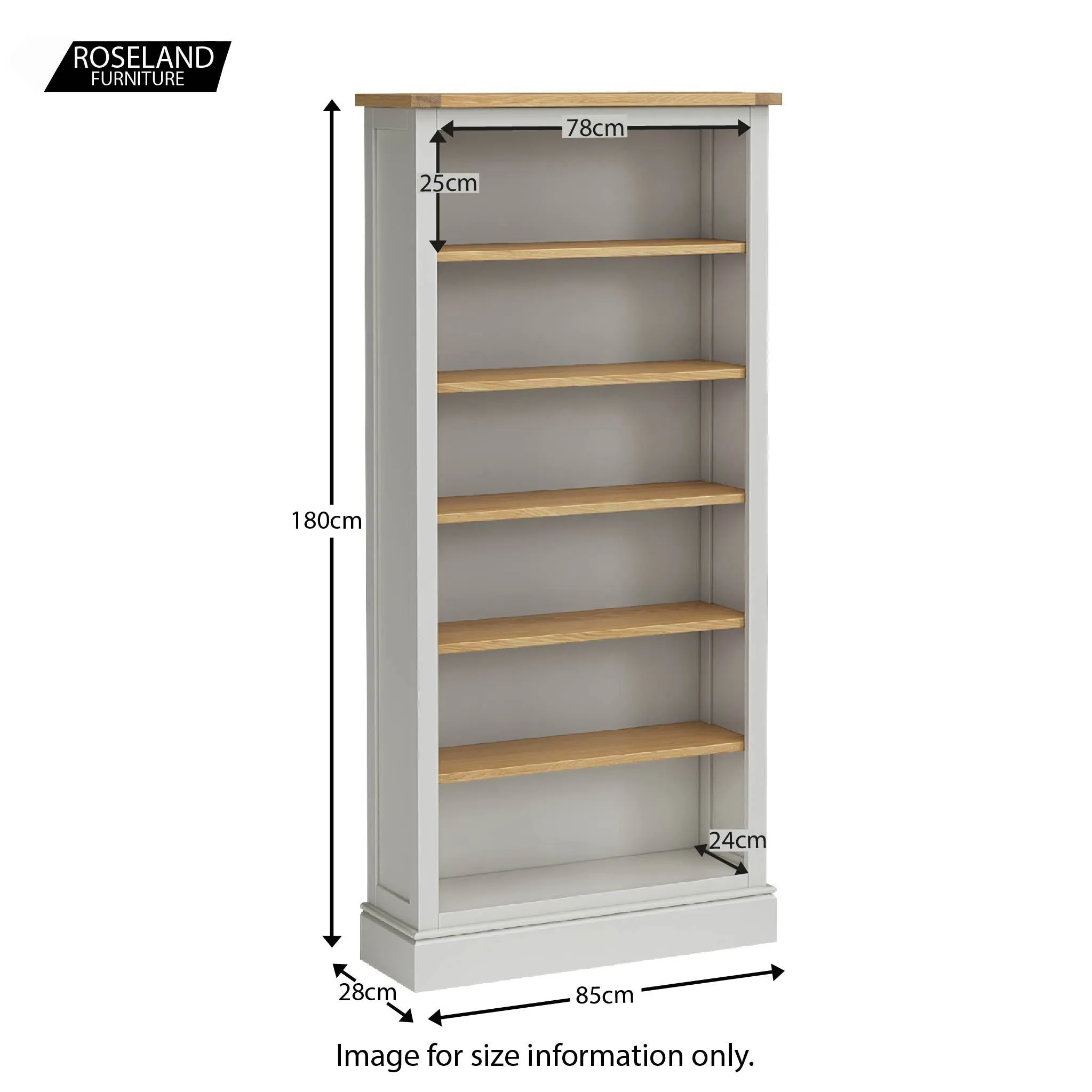 Chichester Large Bookcase - 5 Colours