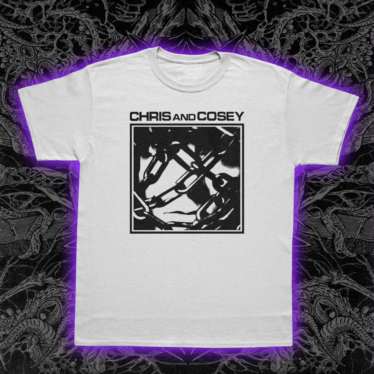 Chris And Cosey Chains Slim Fit Tee