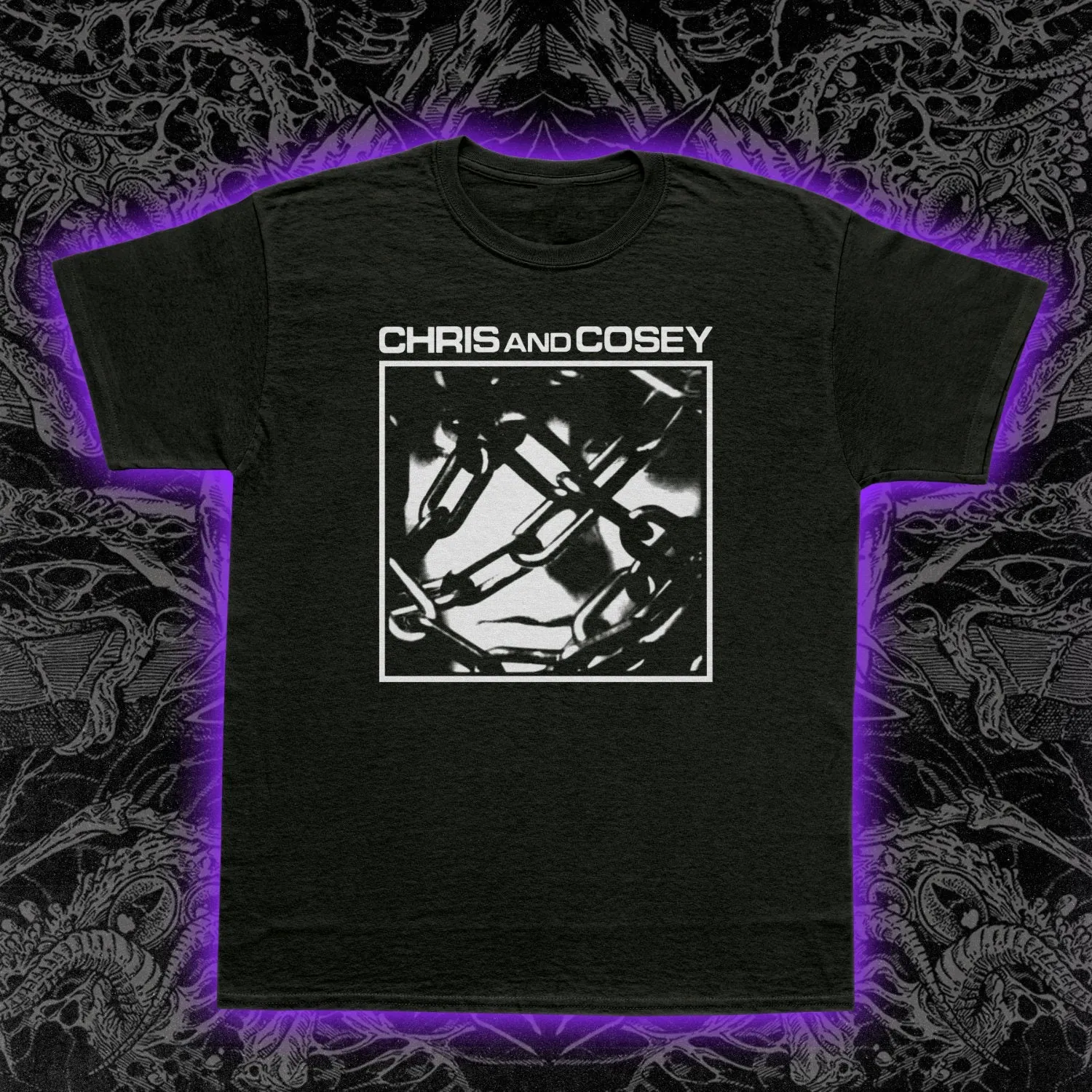 Chris And Cosey Chains Slim Fit Tee