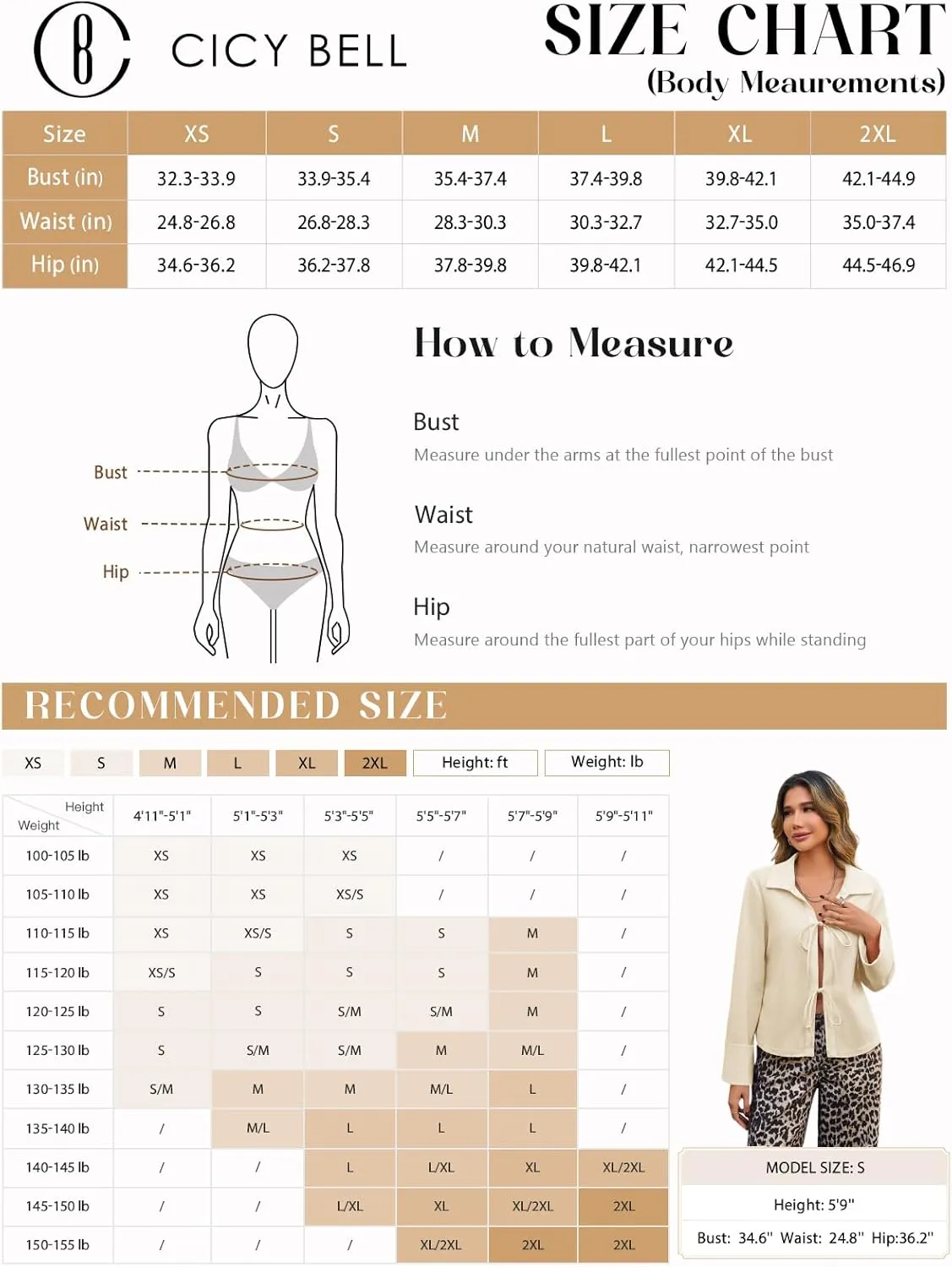 Cicy Bell Womens Going Out Tops Cute Tie Front Tops Bell Long Sleeve Bow Shirts Summer Blouses