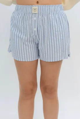 Classic Striped Boxer Shorts - Blue