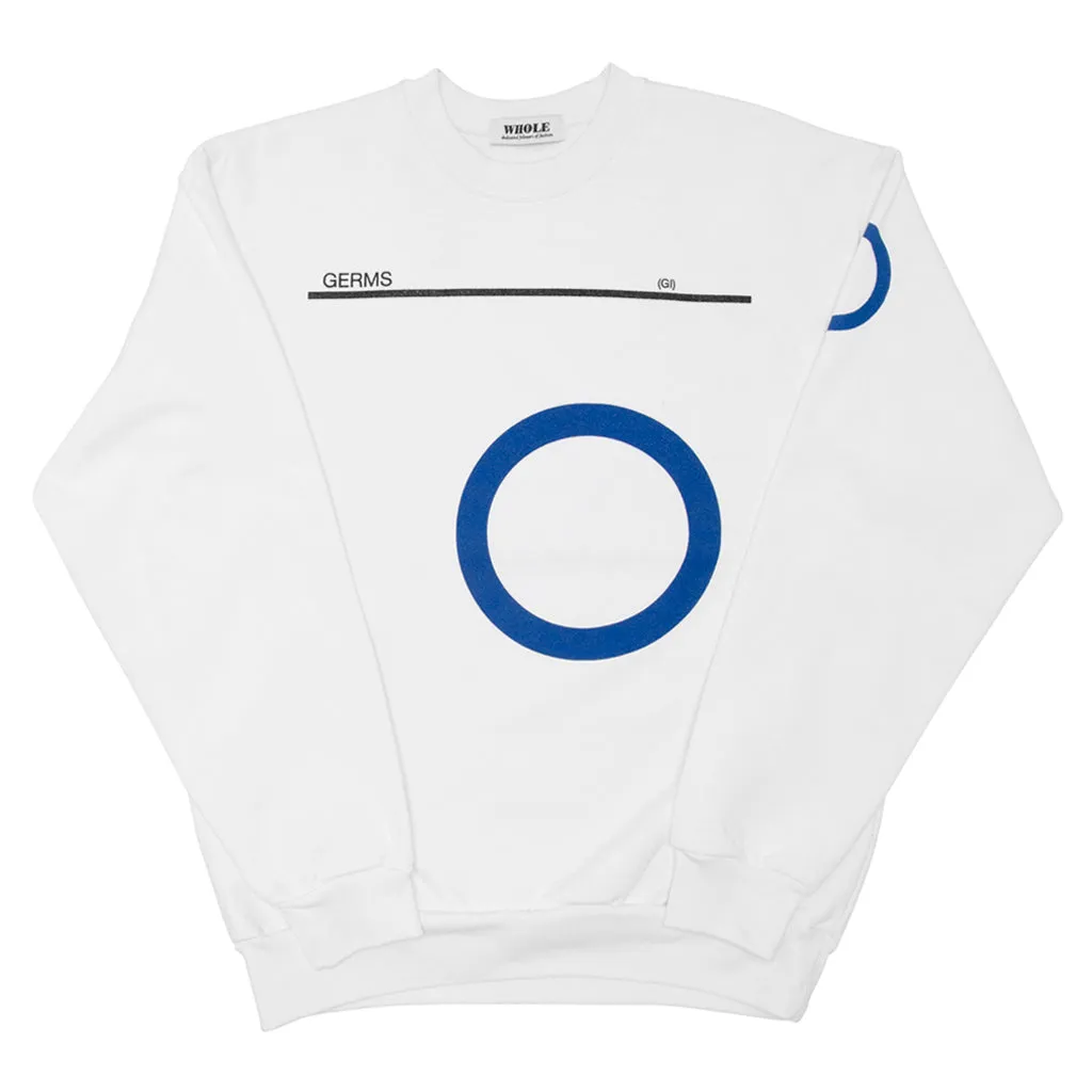 GERMS (GI) white - sweatshirt