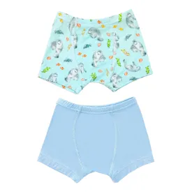 Get Your Float On Manatees Boys Boxer Set Of 2
