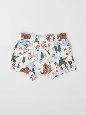 Gingerbread House Boys Boxers