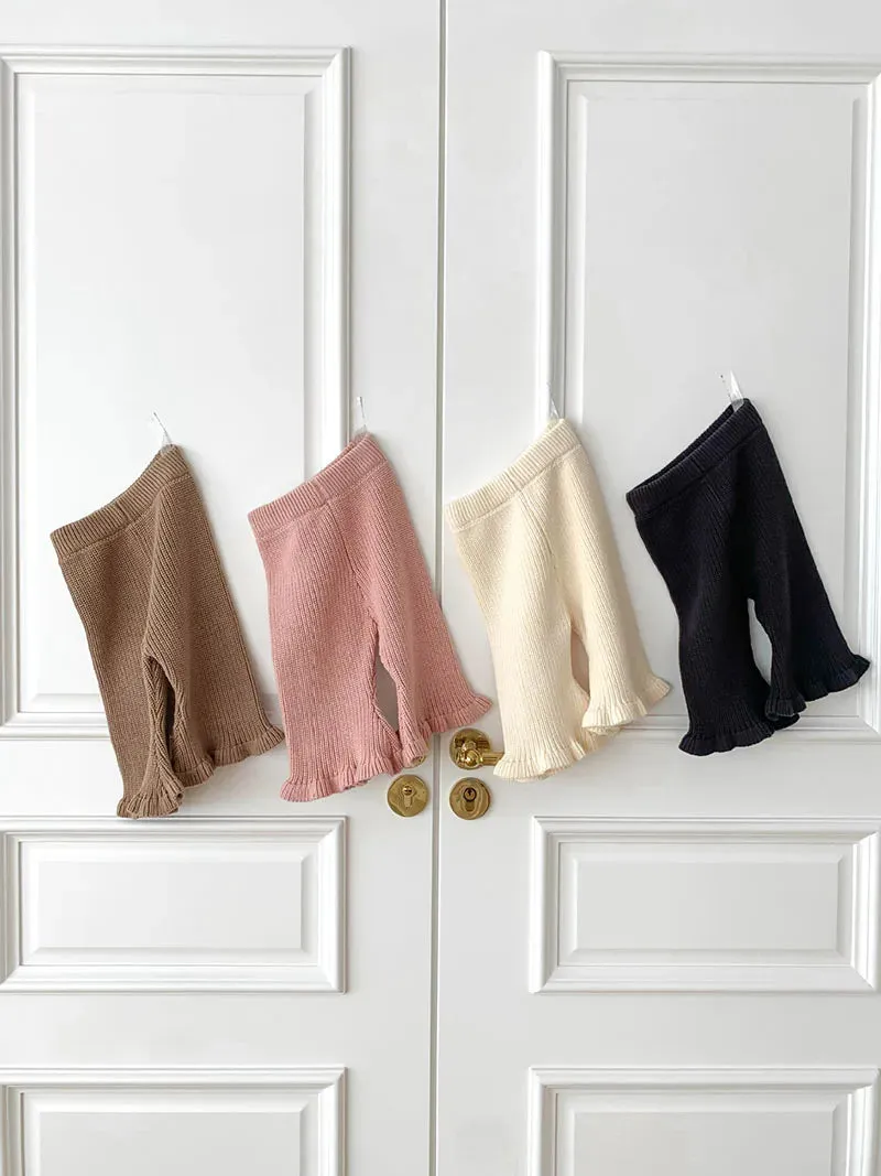 Girl's Flare Knit Pants