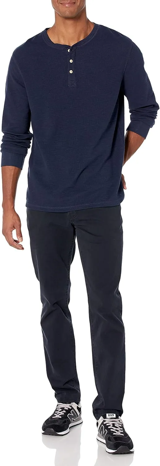 Goodthreads Men's Long-Sleeve Slub Thermal Henley