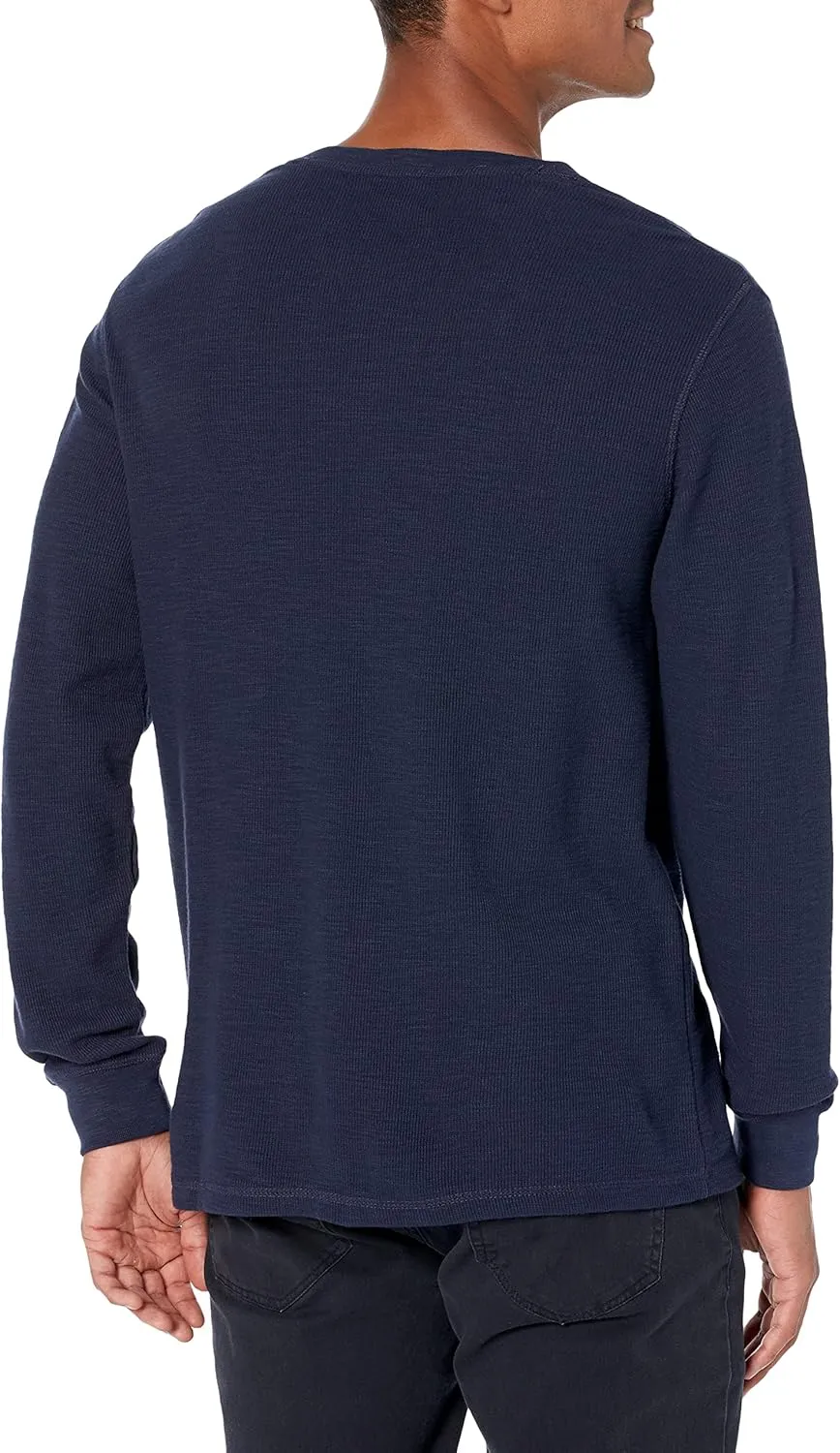 Goodthreads Men's Long-Sleeve Slub Thermal Henley