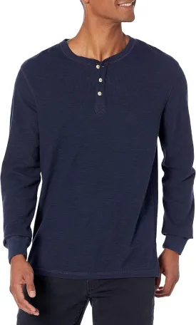 Goodthreads Men's Long-Sleeve Slub Thermal Henley