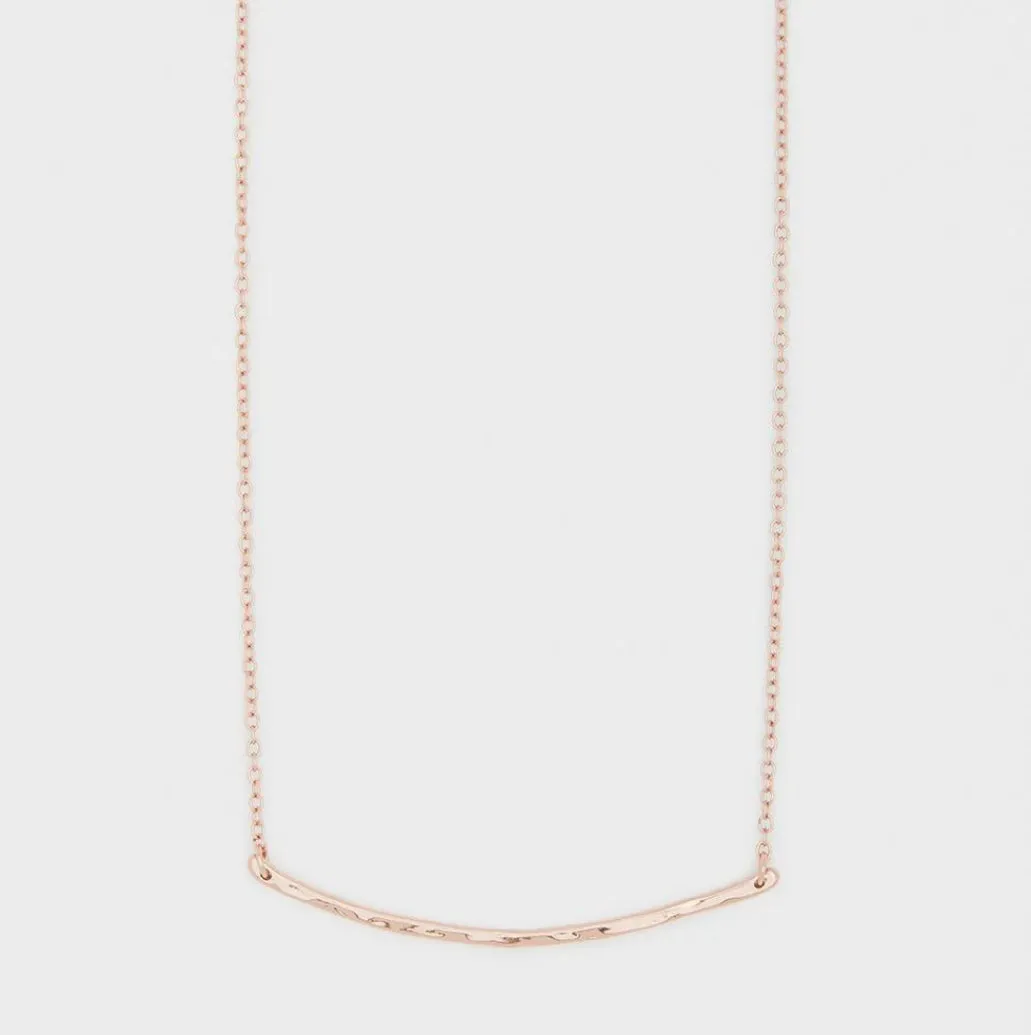 Gorjana - Taner Bar Small Necklace - Rose Gold