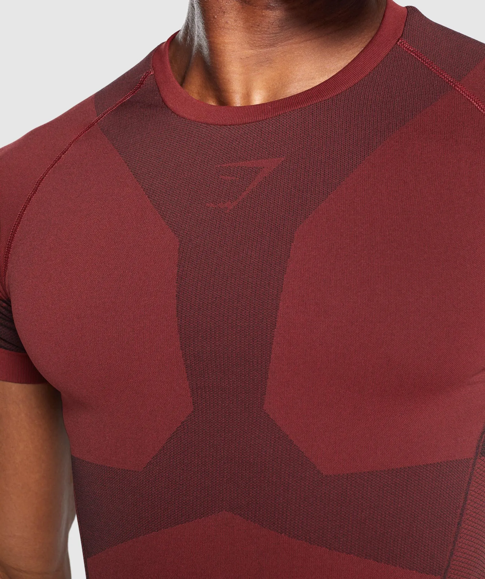 Gymshark Free Force Seamless T-Shirt - Burgundy