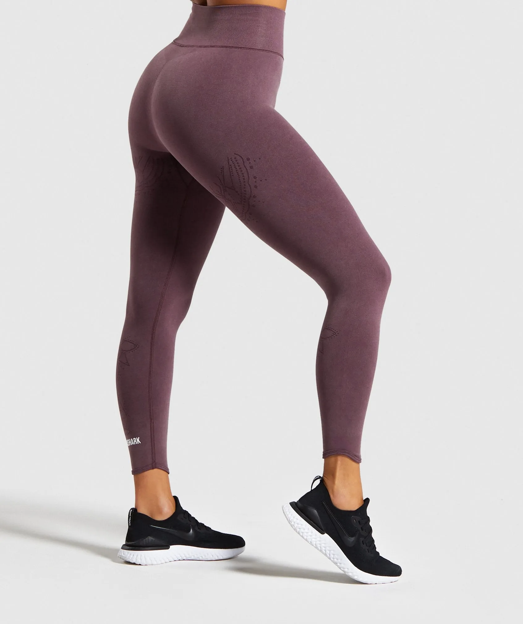 Gymshark Studio Leggings - Berry Red
