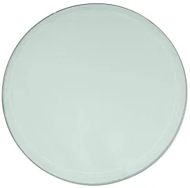 Hamilton Hills Polished 20 Inch Acrylic Glass Transparent Dining Table Pads