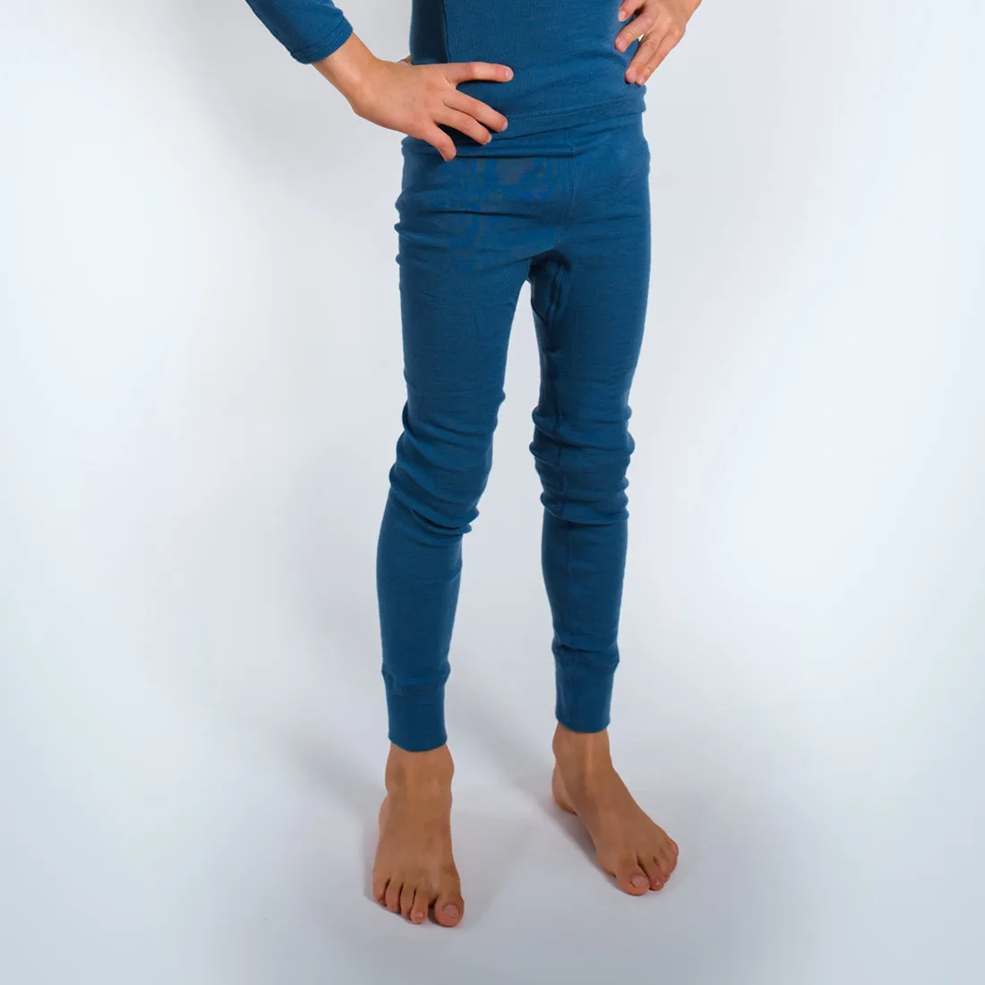 HOCOSA Kid's Organic Merino Wool Long-Underwear Pants - VARIOUS COLORS