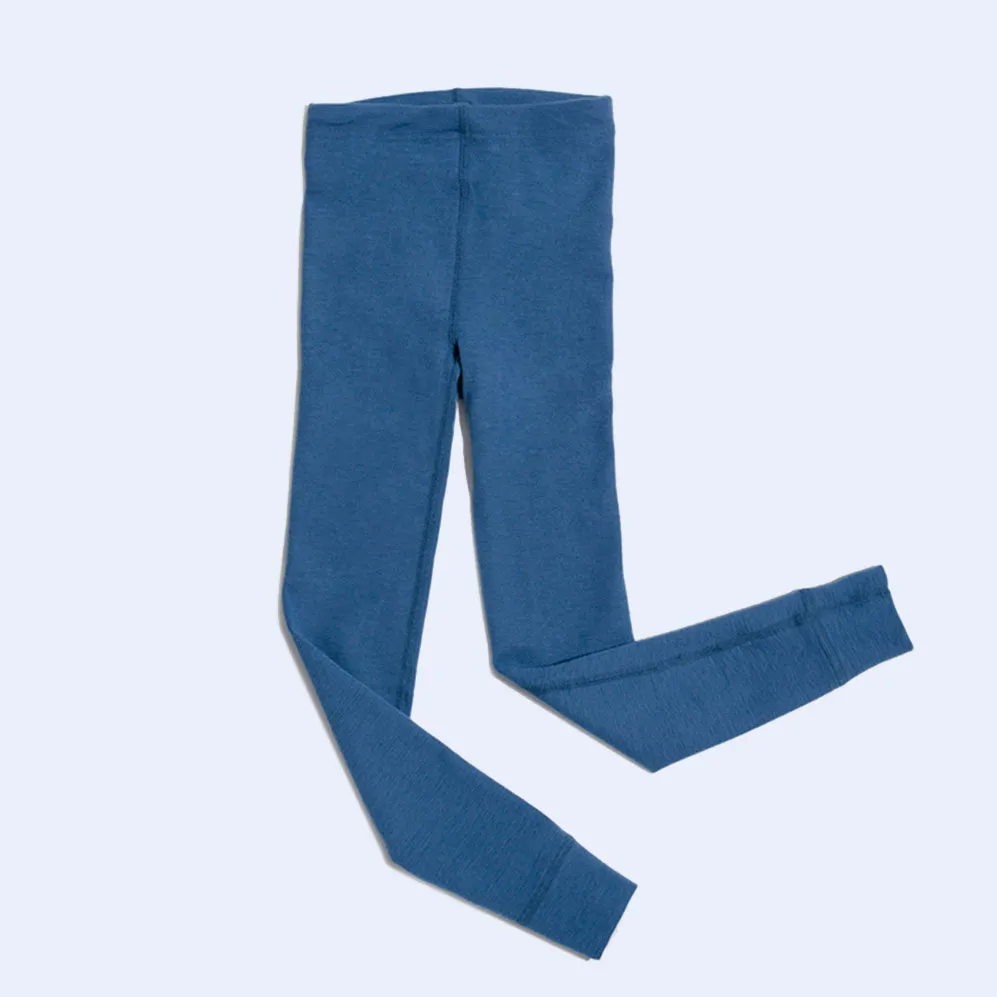 HOCOSA Kid's Organic Merino Wool Long-Underwear Pants - VARIOUS COLORS