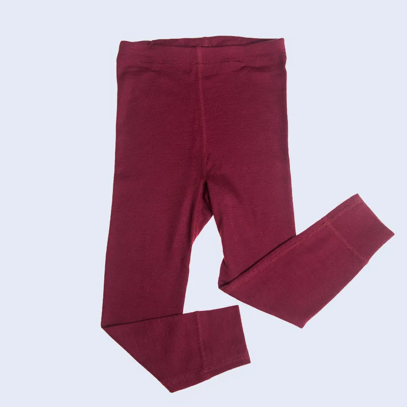 HOCOSA Kid's Organic Wool/Silk Long-Underwear Pants - VARIOUS COLORS