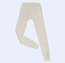 HOCOSA Men's Organic Wool Long Underwear Pants, with Fly