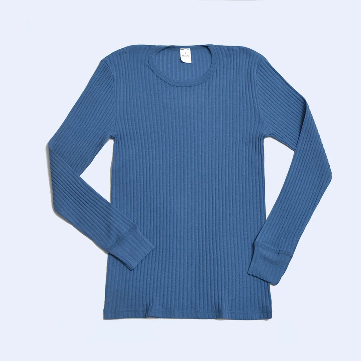HOCOSA Organic Merino Wool/Silk Long-Sleeve Undershirt for Men or Women, Colors