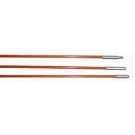 Home Pro 1/4" Fiber Rod 12' Kit: (1) 4' B/F, and (2) 4' M/F rods