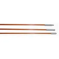 Home Pro 1/4" Fiber Rod 12' Kit: (1) 4' B/F, and (2) 4' M/F rods