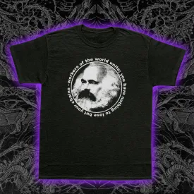 Karl Marx Workers Unite Slim Fit Tee
