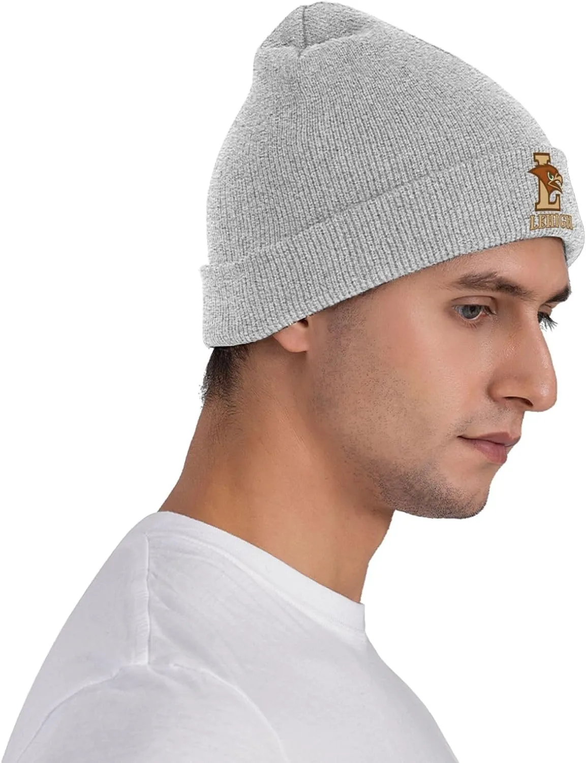 Lehigh University Logo Classic Warm Winter Knit Cap Fleece Lined Beanie Hat
